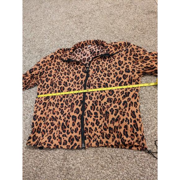 Fabletics Women's Jacket Windbreaker Animal Print Full Zip Size L/XL. - Picture 3 of 5